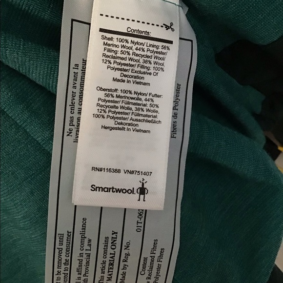 Smartloft-x 60 Hoodie Full zip - Smartwool - Picture 6 of 6